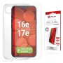 Displex Szkło Ochronne + Etui do Apple iPhone 16e/17e, Eko Ramka Montażowa, odporne na zarysowania