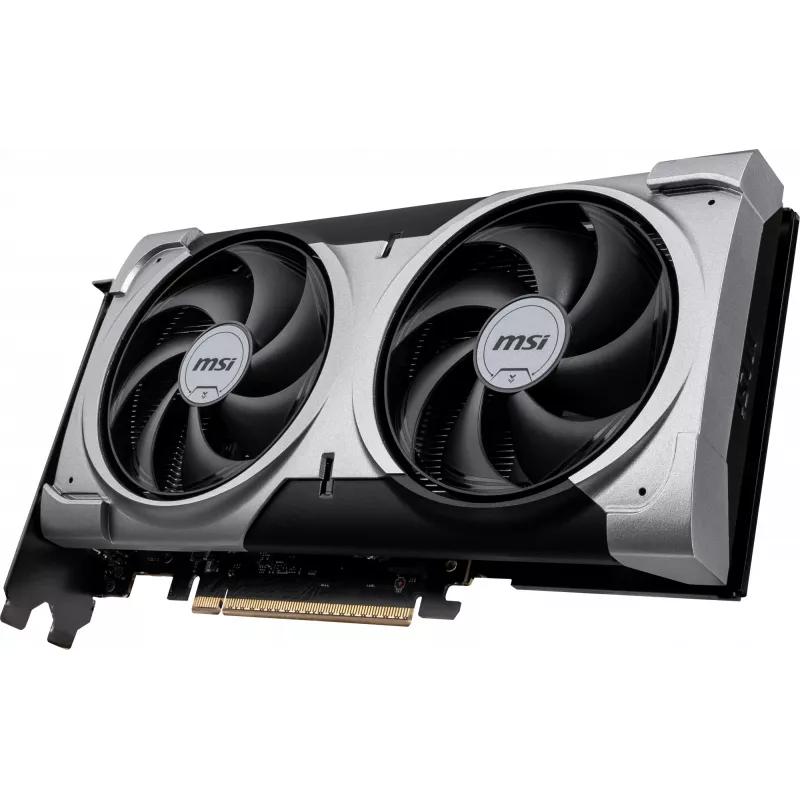 Karta graficzna MSI GeForce RTX 5060 Ti 16 GB GDDR7, PCIe 5.0, 128-bitowa, boost 2602 MHz, 180 W, 2 wentylatory