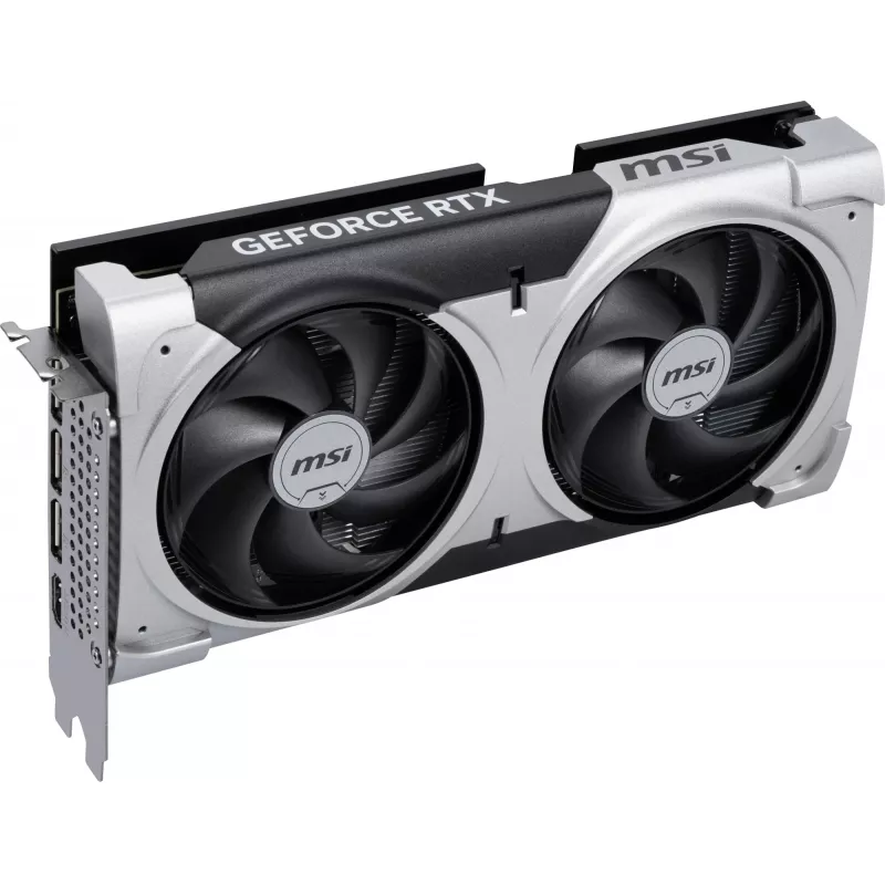 Karta graficzna MSI GeForce RTX 5060 Ti 16 GB GDDR7, PCIe 5.0, 128-bitowa, boost 2602 MHz, 180 W, 2 wentylatory