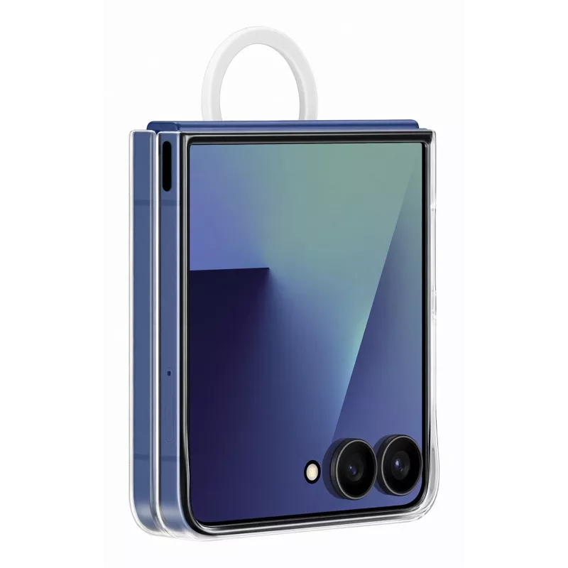 Etui ochronne Samsung Galaxy Z Flip7 — Clear, model EF-QF766CTEGWW