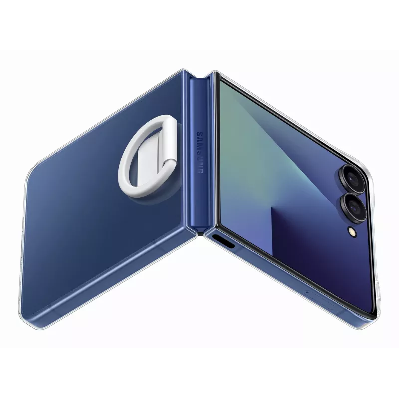 Etui ochronne Samsung Galaxy Z Flip7 — Clear, model EF-QF766CTEGWW