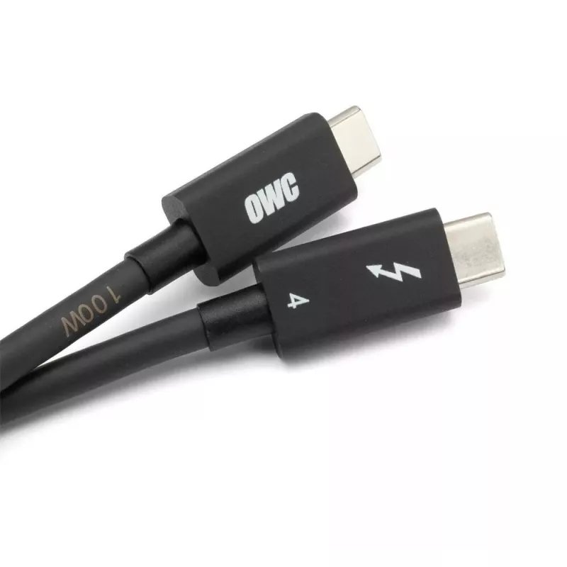 Kabel Thunderbolt OWC OWCCBLTB4C2.0M 2 m 40 Gbit/s Czarny