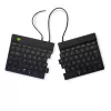 R-Go Tools Ergonomiczna klawiatura R-Go Split Break v2 z oprogramowaniem przypominającym o przerwach, ergonomiczna klawiatura dzielona, QWERTZ (DE), przewodowa, czarna