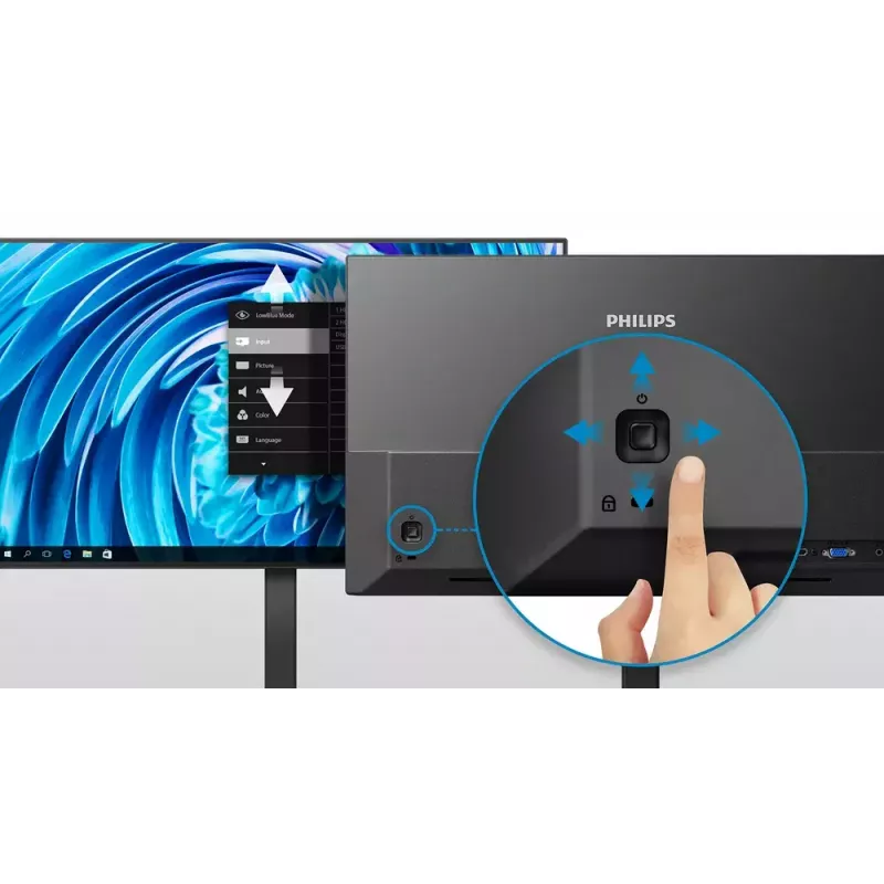 Philips 1000 series 24E1N1300AE/00 monitor komputerowy 60,5 cm (23,8 cala) 1920 x 1080 pikseli Full HD LCD Czarny