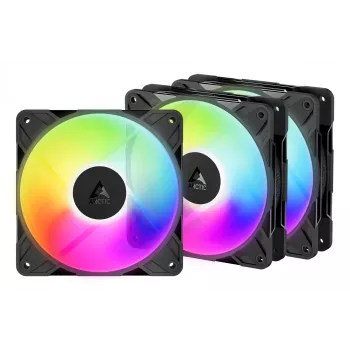 ARCTIC Freezer P12 Pro Reverse A-RGB - 3 szt. Wentylator obudowy komputera 12 cm Czarny 3 szt.