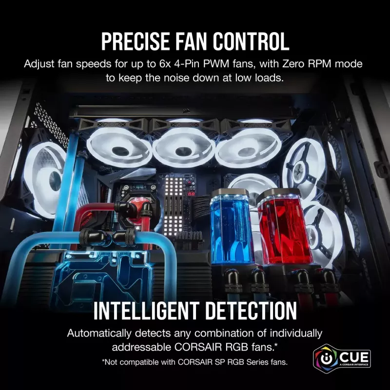 Kontroler prędkości wentylatorów Corsair iCUE Commander Core XT