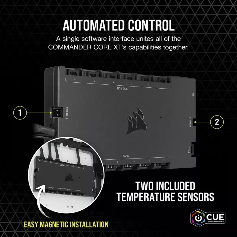 Kontroler prędkości wentylatorów Corsair iCUE Commander Core XT