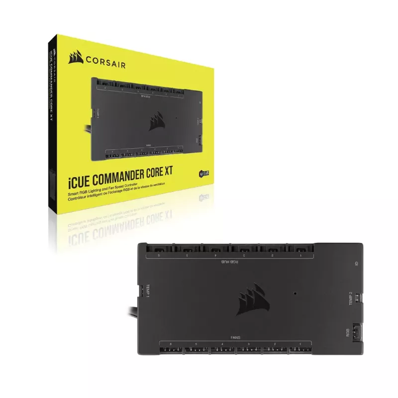 Kontroler prędkości wentylatorów Corsair iCUE Commander Core XT
