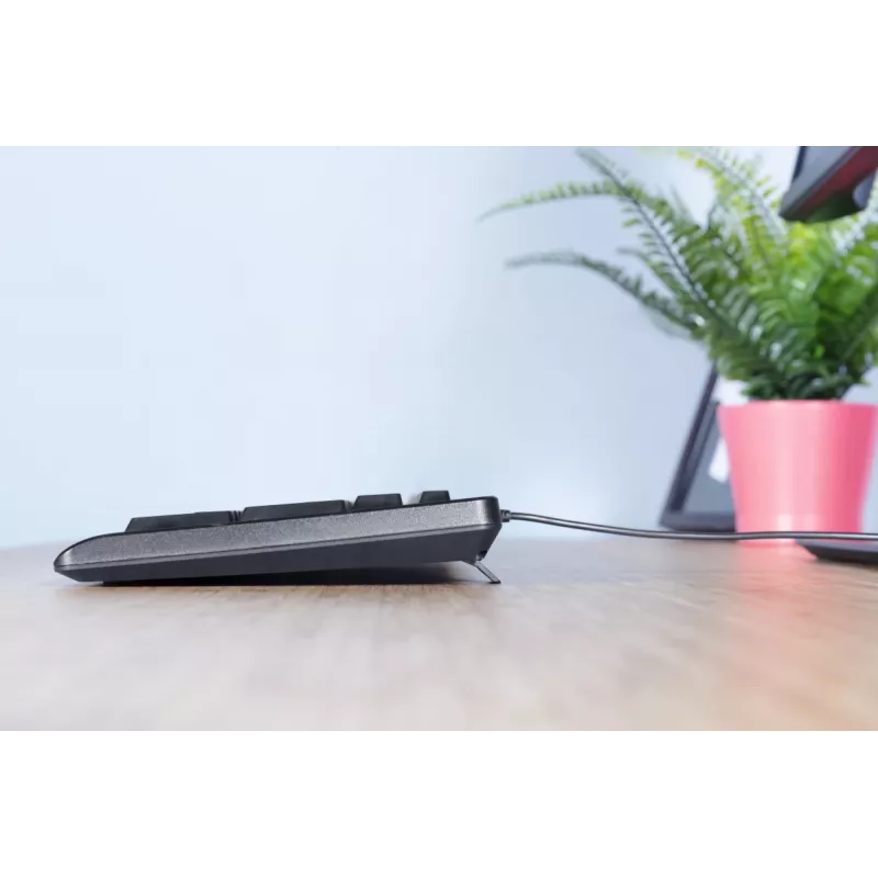 Trust Primo klawiatura z myszą w zestawie Biuro USB Niemiecki układ Czarna