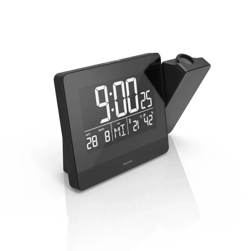 Hama Plus Charge Budzik cyfrowy Czarny