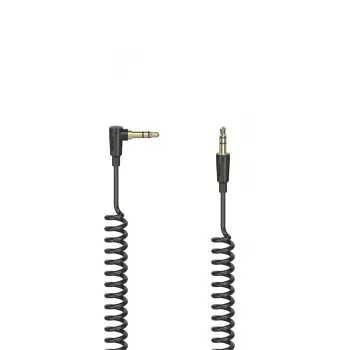 Kabel audio Hama Flexi-cienki 1.5m 3.5mm Męski na Męski Czarny