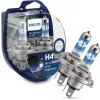 Philips RacingVision GT200 12342RGTS2 Wysoka wydajność, 60 W, 12 V, H4, Halogen, 3600 K, 2 szt.