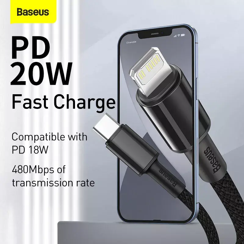 Kabel Lightning Baseus CATLGD-A01 2m Czarny