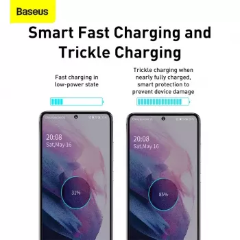 Baseus Super Si Ładowarka sieciowa biała szybkie ładowanie 12V 1xUSB-C