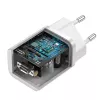 Baseus Super Si Ładowarka sieciowa biała szybkie ładowanie 12V 1xUSB-C