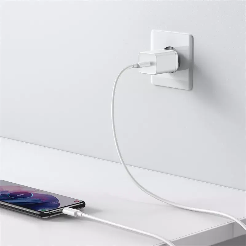 Baseus Super Si Ładowarka sieciowa biała szybkie ładowanie 12V 1xUSB-C