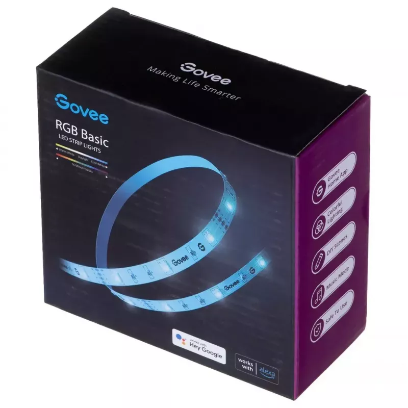 Govee RGB LED Stripe Basic Smart strip light Wi-Fi/Bluetooth 12 W