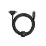Kabel USB Native Union Belt kabel Duo 1,5 m USB-C do USB-C/Lightning Czarny