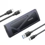 Obudowa SSD Ugreen 15512 M.2 10 Gbit/s Czarno-szara
