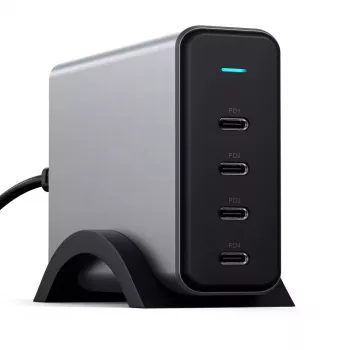 Ładowarka do urządzeń mobilnych Satechi ST-UC165GM-EU Szybkie ładowanie uniwersalne 4 USB Type-C