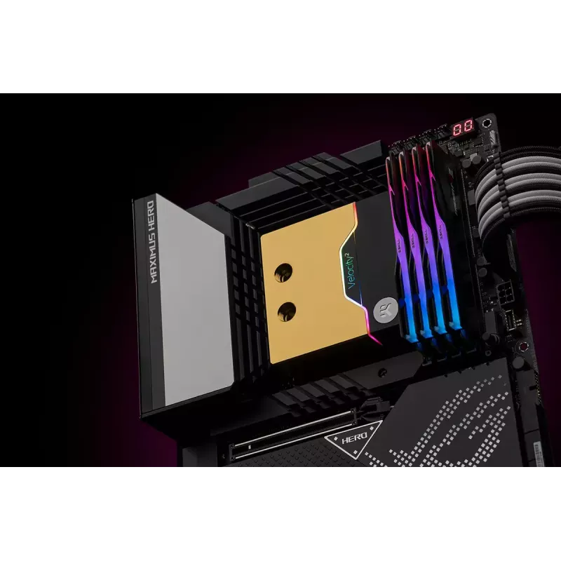 Blok wodny EK Water Blocks Mosiądz Miedź Czarny Złoty