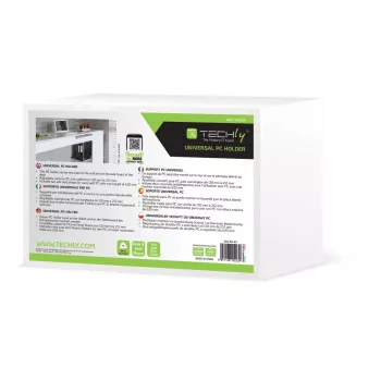 Techly ICA-CS 62 uchwyt CPU montowany pod biurkiem Czarny