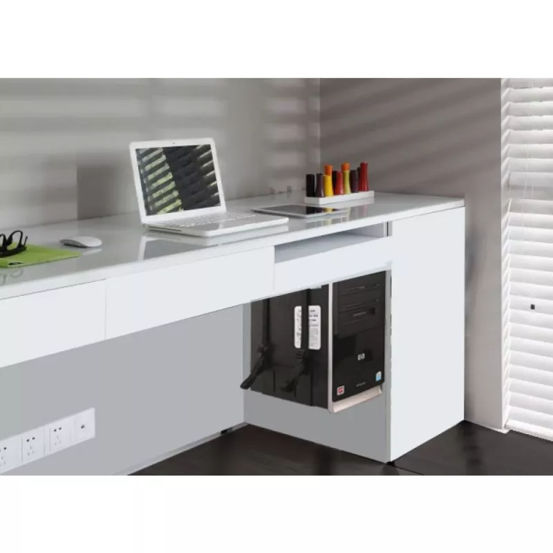 Techly ICA-CS 62 uchwyt CPU montowany pod biurkiem Czarny