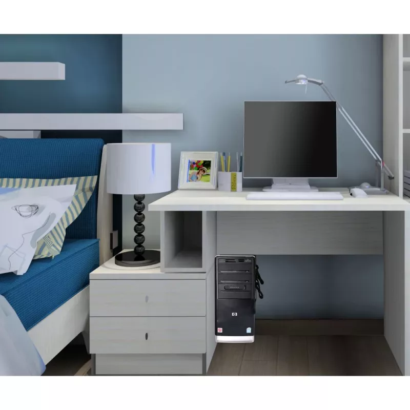 Techly ICA-CS 62 uchwyt CPU montowany pod biurkiem Czarny