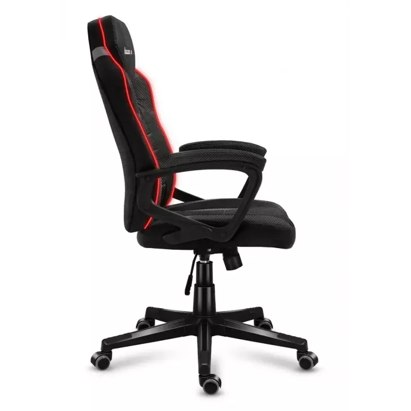 Fotel gamingowy huzaro Force 2.5 RGB Mesh — przewiewna siatka, podświetlenie RGB, regulowana wysokość, odchylany, udźwig 130 kg