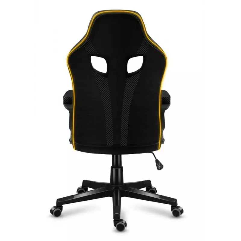 Fotel gamingowy huzaro Force 2.5 RGB Mesh — przewiewna siatka, podświetlenie RGB, regulowana wysokość, odchylany, udźwig 130 kg