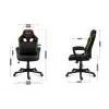 Fotel gamingowy huzaro Force 2.5 RGB Mesh — przewiewna siatka, podświetlenie RGB, regulowana wysokość, odchylany, udźwig 130 kg