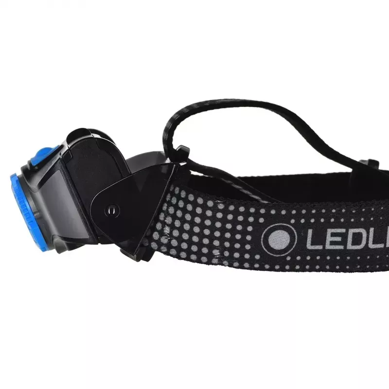 Headlamp Ledlenser MH7 Czarny niebieski — rechargeable LED headlamp, 400 lumens, built-in battery