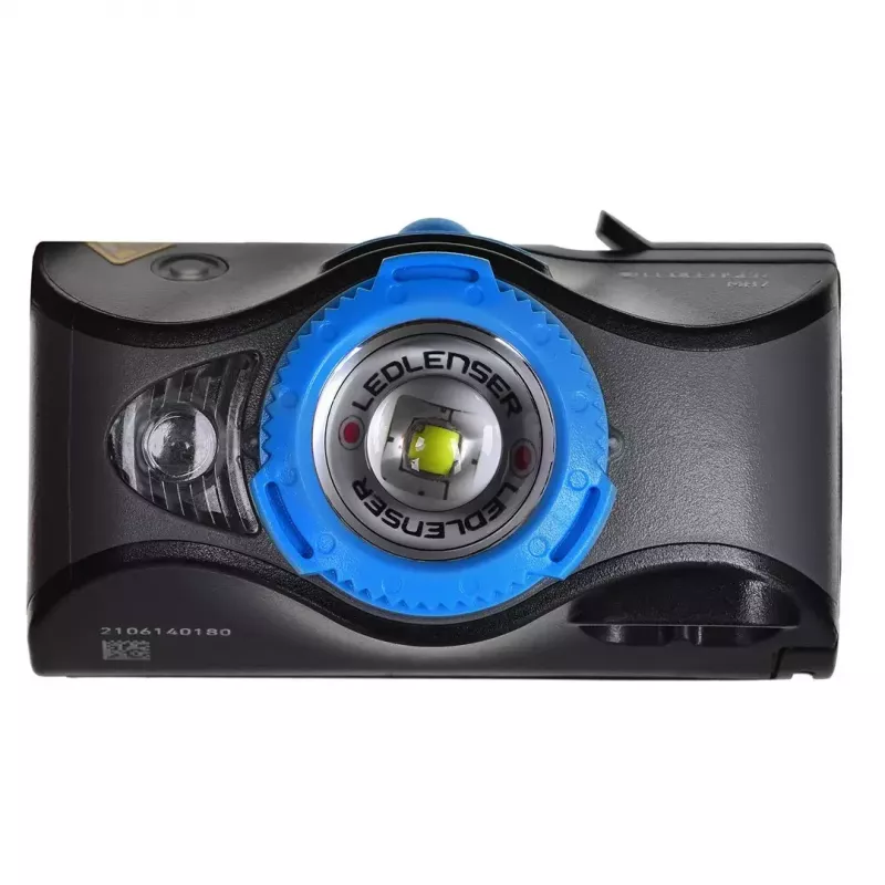 Headlamp Ledlenser MH7 Czarny niebieski — rechargeable LED headlamp, 400 lumens, built-in battery