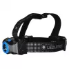 Headlamp Ledlenser MH7 Czarny niebieski — rechargeable LED headlamp, 400 lumens, built-in battery