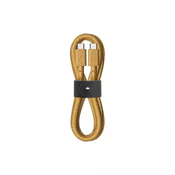 Kabel USB-C do USB-C native union Belt kabel 1.2 m Żółty