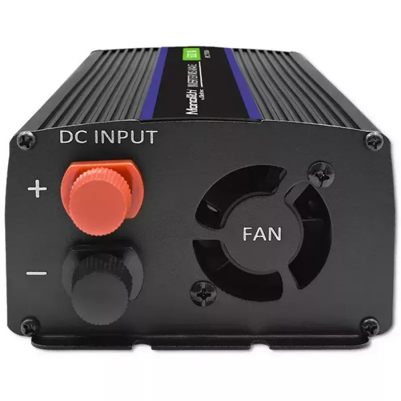 Przetwornica napięcia QOLTEC Monolith 600 MS Wave 12 V na 230 V 600 W, fala czysta/modyfikowana według specyfikacji