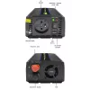 Przetwornica napięcia QOLTEC Monolith 600 MS Wave 12 V na 230 V 600 W, fala czysta/modyfikowana według specyfikacji