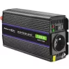 Przetwornica napięcia QOLTEC Monolith 600 W — 12 V na 230 V, USB PD 18 W, samochodowa/wewnętrzna, czarna
