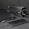 Przetwornica napięcia QOLTEC Monolith 600 W — 12 V na 230 V, USB PD 18 W, samochodowa/wewnętrzna, czarna