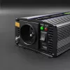 Przetwornica napięcia QOLTEC Monolith 600 W — 12 V na 230 V, USB PD 18 W, samochodowa/wewnętrzna, czarna