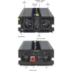 Przetwornica napięcia QOLTEC Monolith 4000 MS Wave 12V na 230V 2000/4000W z USB