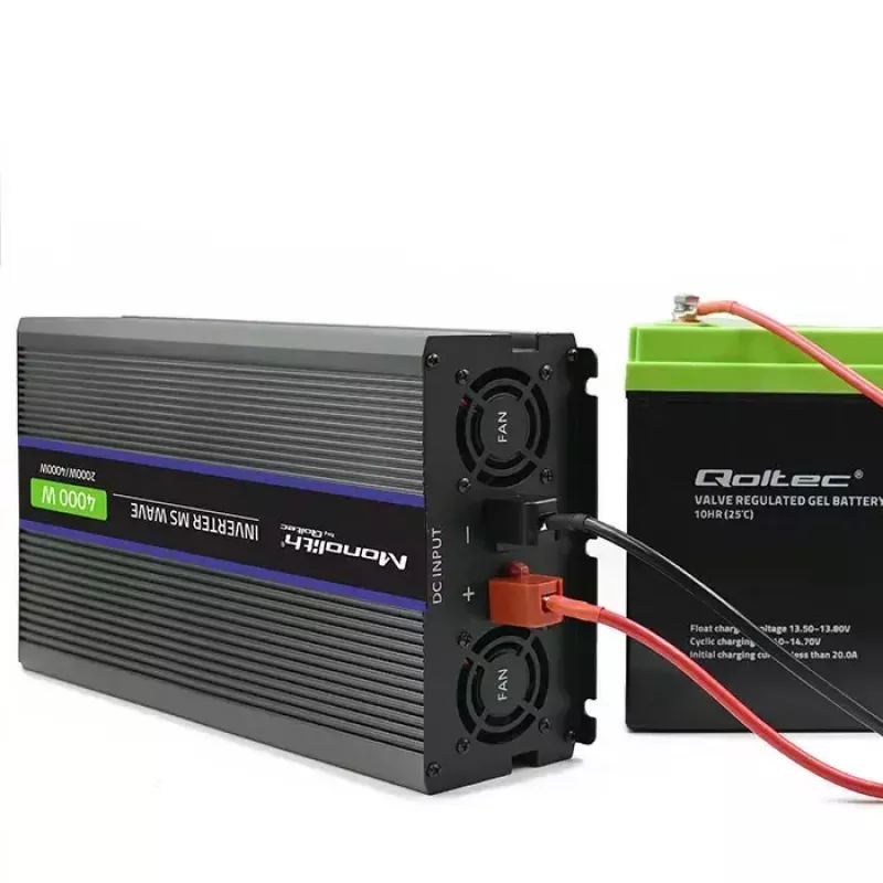 Przetwornica napięcia QOLTEC Monolith 4000 MS Wave 12V na 230V 2000/4000W z USB