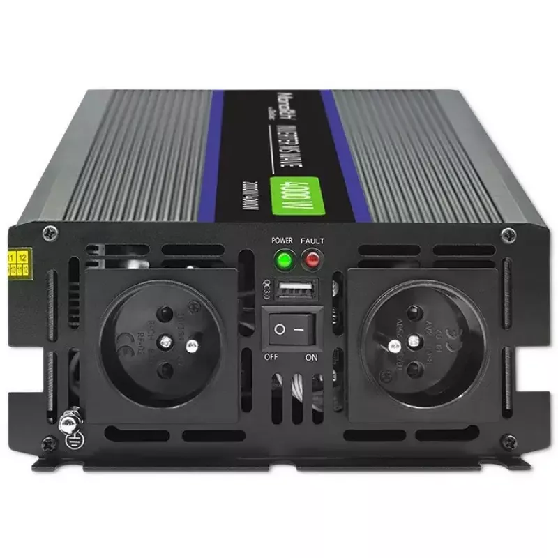 Przetwornica napięcia QOLTEC Monolith 4000 MS Wave 12V na 230V 2000/4000W z USB