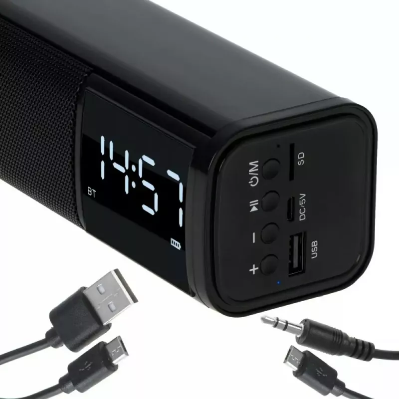 Przenośny głośnik Bluetooth Adler AD 1191 5W, bezprzewodowy, kompaktowy, czarny