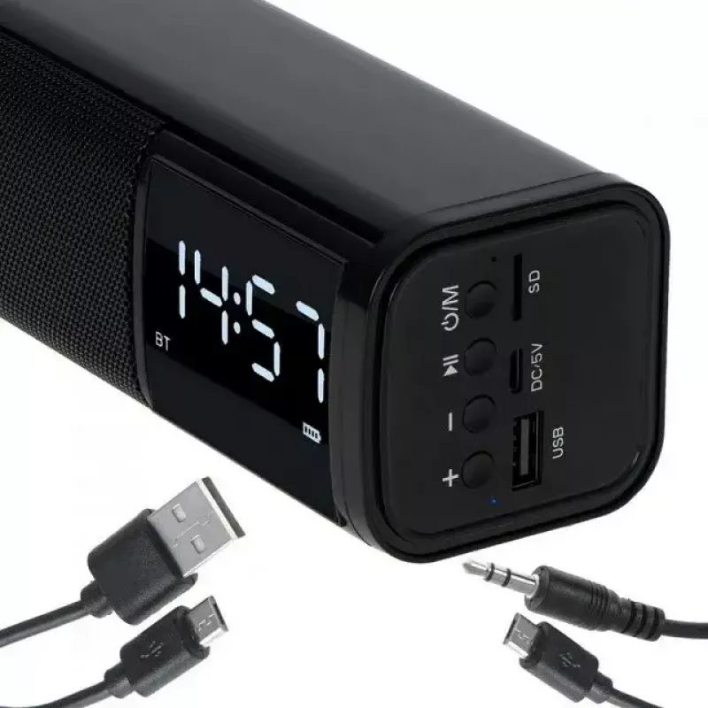 Przenośny głośnik Bluetooth Adler AD 1191 5W, bezprzewodowy, kompaktowy, czarny