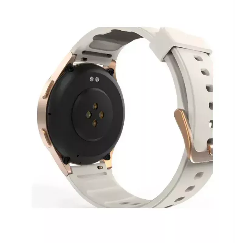 Hama Smartwatch 8900 3.3 cm (1.3 cala) AMOLED 42 mm Cyfrowy 466 x 466 pikseli Ekran dotykowy Złoty GPS (satelitarny)