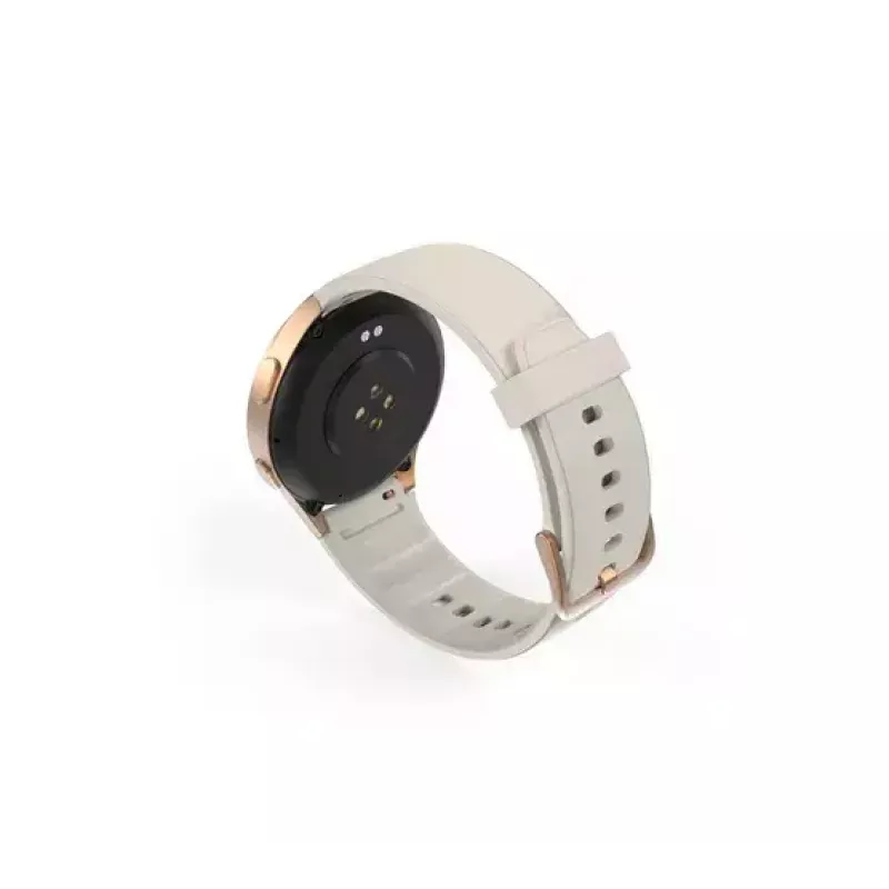 Hama Smartwatch 8900 3.3 cm (1.3 cala) AMOLED 42 mm Cyfrowy 466 x 466 pikseli Ekran dotykowy Złoty GPS (satelitarny)