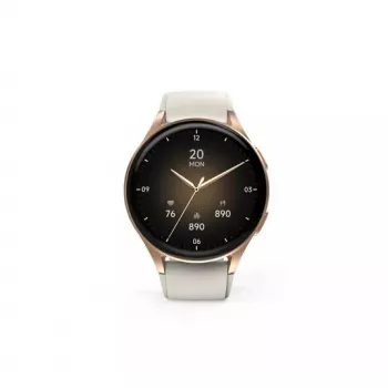 Hama Smartwatch 8900 3.3 cm (1.3 cala) AMOLED 42 mm Cyfrowy 466 x 466 pikseli Ekran dotykowy Złoty GPS (satelitarny)