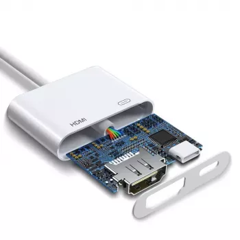 Adapter Lightning na HDMI Joyroom S-H141 — Lightning (Apple) na HDMI FullHD 1080p 60Hz, biały