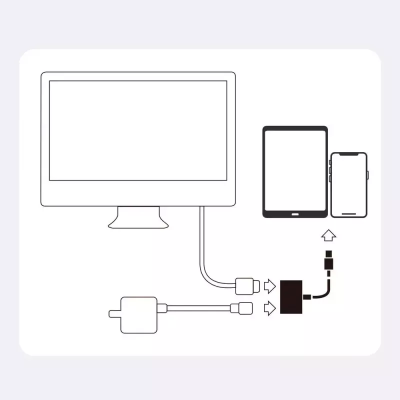 Adapter Lightning na HDMI Joyroom S-H141 — Lightning (Apple) na HDMI FullHD 1080p 60Hz, biały